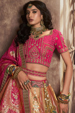 Royal collection- pink banarasi silk Lehenga