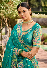 Serenity vol 4 - fine green crepe silk Lehenga