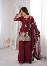 Maroon fendi silk palazzo