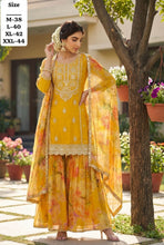 Yellow floral chinon silk palazzo