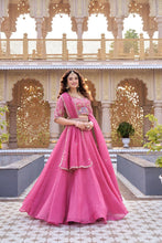 Pure crunchy pink simple Lehenga