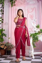 One minute dhoti saree in 3 colours