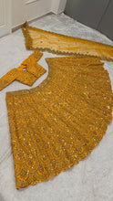 Yellow Thai silk Lehenga