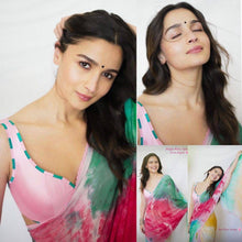 Alia Bhatt multi coloured saree