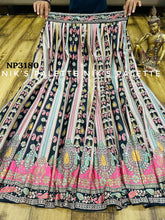 Niks collection - crepe silk printed lehenga