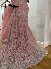 Baby pink anarkali
