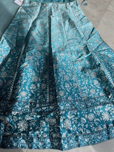 Boutique collection - ombre blue stone work Lehenga