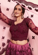 Oreya vol 2 - wine net Lehenga