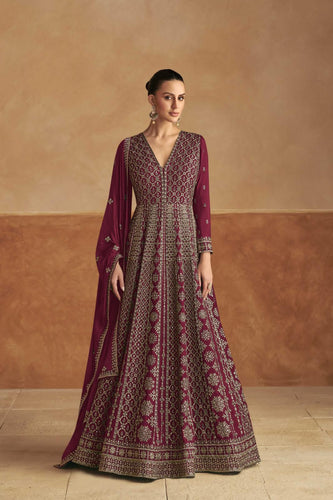Anarkali gown perfect for wedding reception