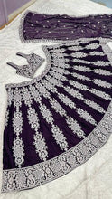 Deep violet dreams Lehenga