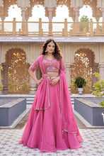 Pure crunchy pink simple Lehenga