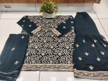Dark blue sharara readymade - any size up to UK 20