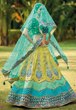 Serenity vol 4 - Light green jacquard silk Lehenga