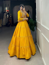 Gujarati style rayon chaniya choli with koti - readymade - lots of colours