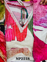 Niks collection - white palazzo and colourful blouse (mehendi night)