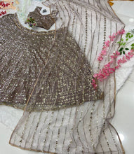Dusty pink partywear Lehenga