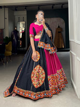 Pink pure cotton readymade Lehenga
