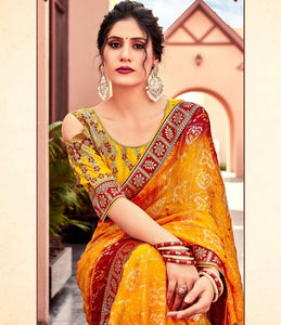 Bandhani nights saree collection