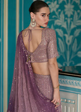 Purple ombré sharara set