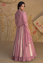 Janisha -  georgette pleated anarkali in pink