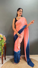 One minute chinon saree