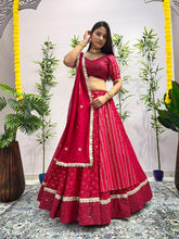 Chamkila pink fusion Bollywood georgette readymade Lehenga