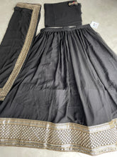 Sara - black and gold elegant Lehenga
