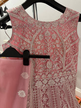 Baby pink anarkali