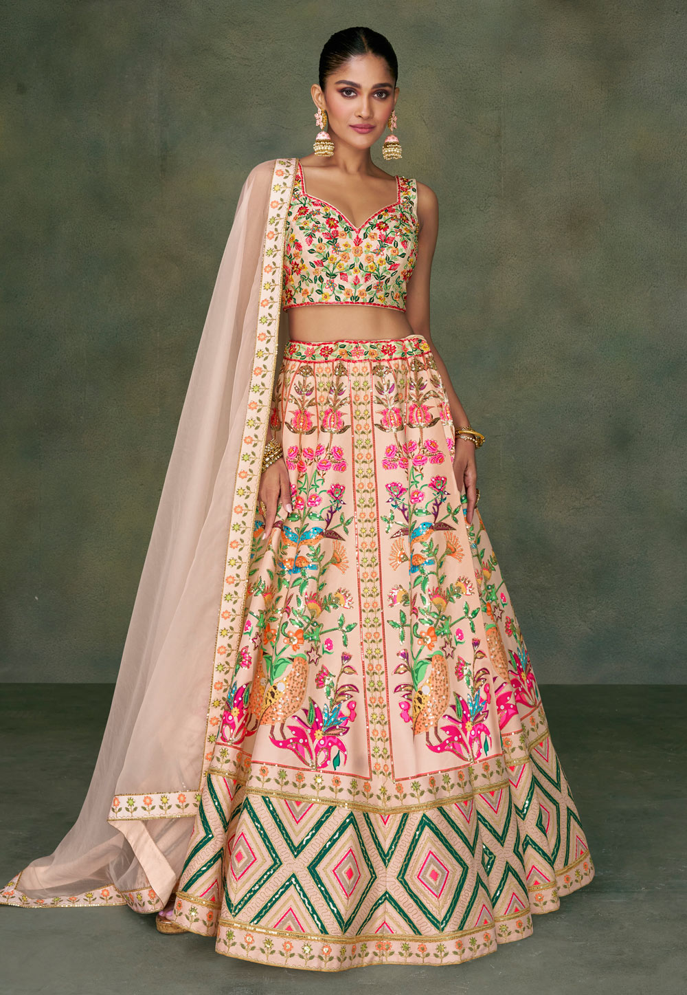 Janisha readymade - tinge of pink Lehenga
