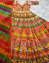 Mehendi night colourful anarkali