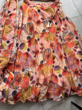 Pastel Peach floral mirror work Lehenga