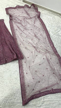 Mauve glamorous silk lehenga