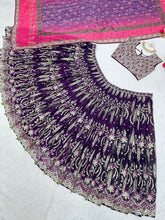 Regal purple embroidered Lehenga