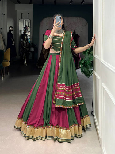 Vibrant shades readymade Chaniya choli