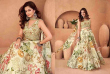 Boutique collection - sage green floral Lehenga