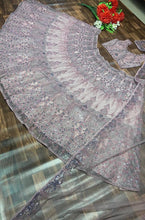 Lush baby pink glitter Lehenga