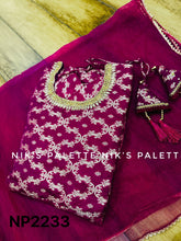 Niks collection - pink and gold banarasi silk anarkali