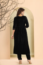 Winter collection - velvet salwaar kameez with red bandhani dupatta