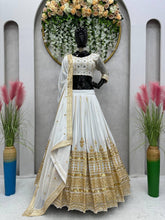 Stunning white and gold Lehenga