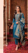 Viscose salwaar kameez with jacquard dupatta - readymade