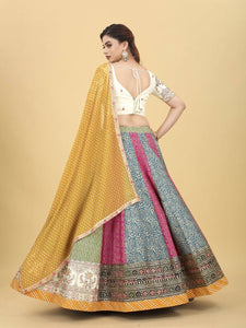 Rajwadi silk readymade Lehenga