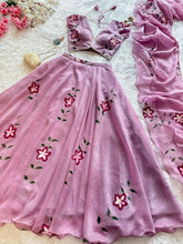 Fendi crush lilac readymade Lehenga
