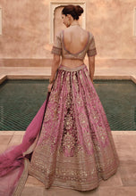 Janisha readymade - crystal silk pink viscose Lehenga