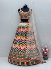 Colourful zig zag Lehenga (also available for plus and tall)