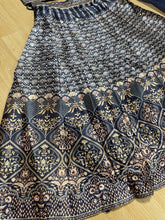 Boutique collection - blue stone and gold Lehenga