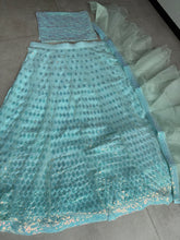 Mint green glam Lehenga