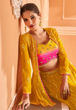 Janisha readymade - yellow mustard jacket style