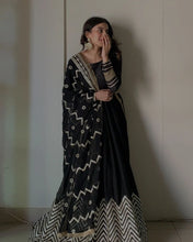 Simple and elegant black Lehenga