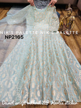 Niks - chanderi banarasi anarkali (plus size too up to UK 30)