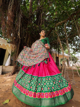 Traditional dola silk twirling lehengas in pink